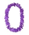 Hawaiian Island Lei Silky Flower Garland - Purple