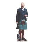 King Charles in Kilt Cardboard Cutout  