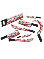 Printed Foil Bloody Weapon Cutouts 10¾"-18"