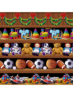 Santa's Workshop Backdrop 4' x 30'*** 