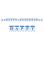 Happy Hanukkah Streamer 6" x 12'