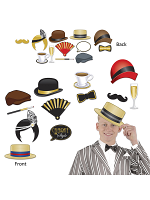 Great 1920's Photo Fun Signs Photo Booth Kit