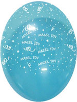 Balloons "MAZEL TOV" Assorted Colours 12" Bag of 25 