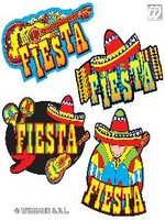 Mexican Party 'Fiesta' Decorations Set Of 4 Cardboard CutOuts (1)