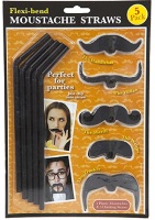 Moustache Straws