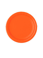 Orange Paper Plates 9"
