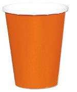 Orange Paper Cup 9"