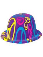 Peace Sign Bowler Hat