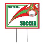 Portugal Soccer Garden Sign  