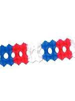 Red, White & Blue Tissue Garland