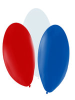 Balloons Standard 12" Red/White/Blue