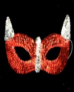 Sequin Bird Style Mask