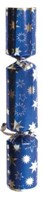 Blue with Silver Stars Design Cracker (50) 