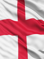 England Flag 5ft x 3ft With Eyelets For Hanging