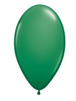  Balloons Standard 12" Green