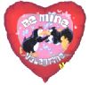 Foil Balloon 'BE MY VALENTINE' Penguins 18" (Requires Helium) *** 1 ONLY IN STOCK ***