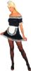 French Maid Sexy Costume Includes Dress, Apron And Hat, Size 10-14