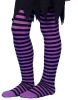 Tights Striped, Purple & Black, Child Size   (Qty per unit: 1) 1 ONLY LEFT  IN STOCK