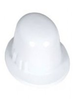 Bowler Plastic Hat White