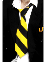 School Tie - Yellow & Black (Quantity 1) *** 1 ONLY IN STOCK ***